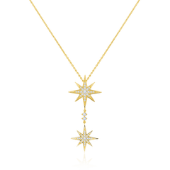 Sienna Collection 18ct Yellow Gold Diamond Drop Pendant