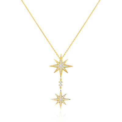Sienna Collection 18ct Yellow Gold Diamond Drop Pendant