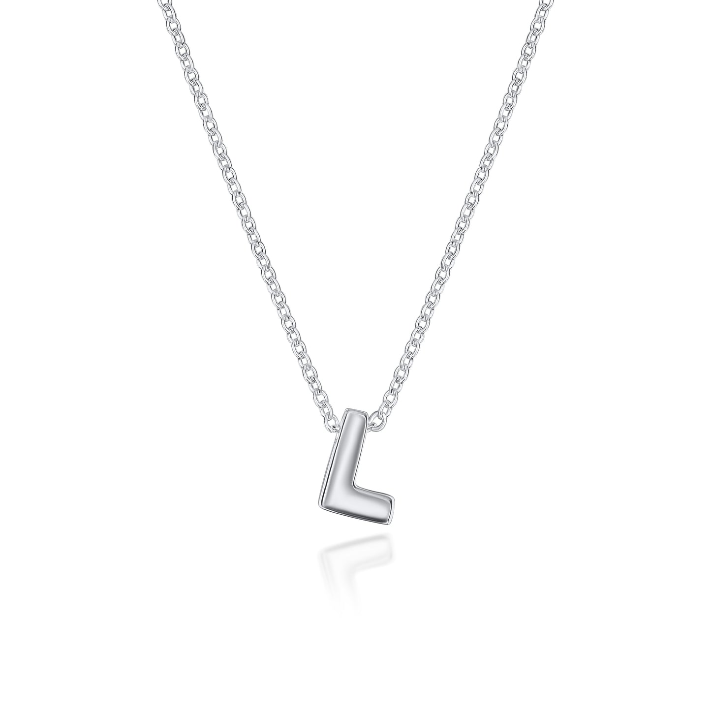 Sterling Silver Initial Pendant