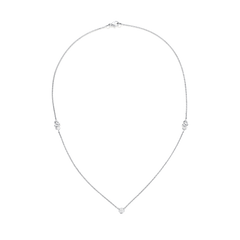 Infinity Collection 18ct White Gold Diamond Necklace