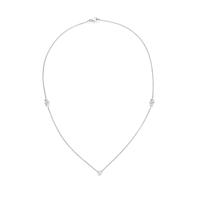 Infinity Collection 18ct White Gold Diamond Necklace