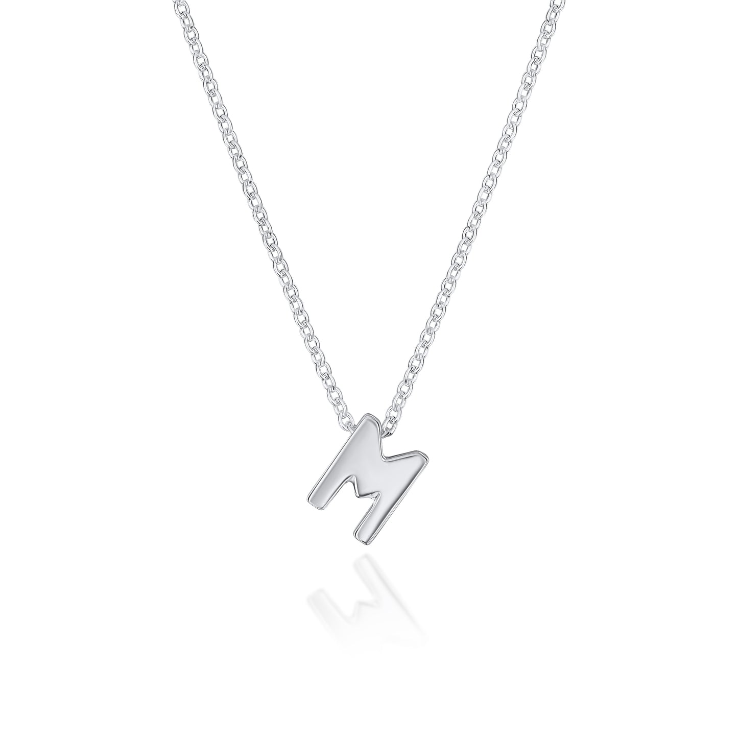 Sterling Silver Initial Pendant