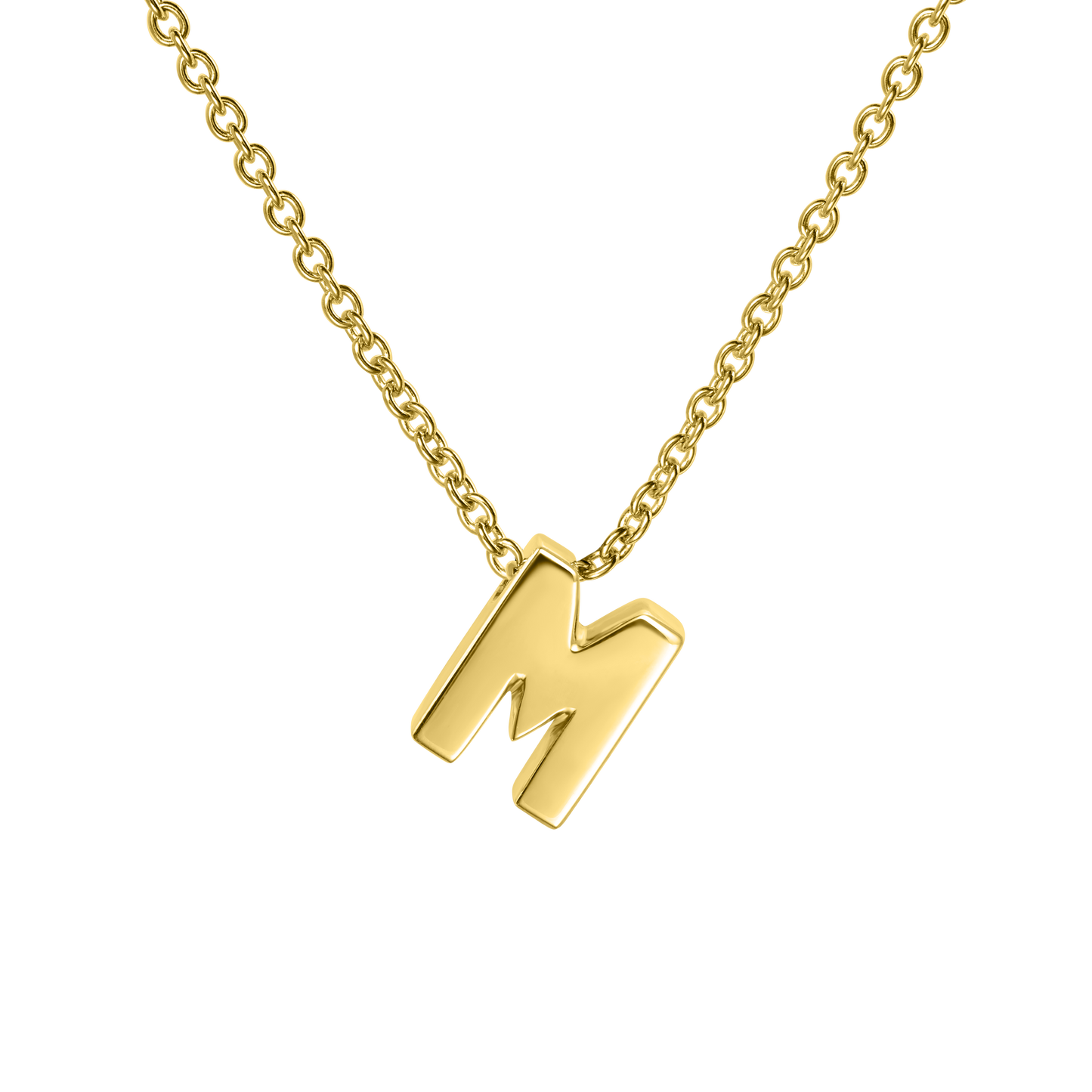 18ct Yellow Gold Initial Pendant