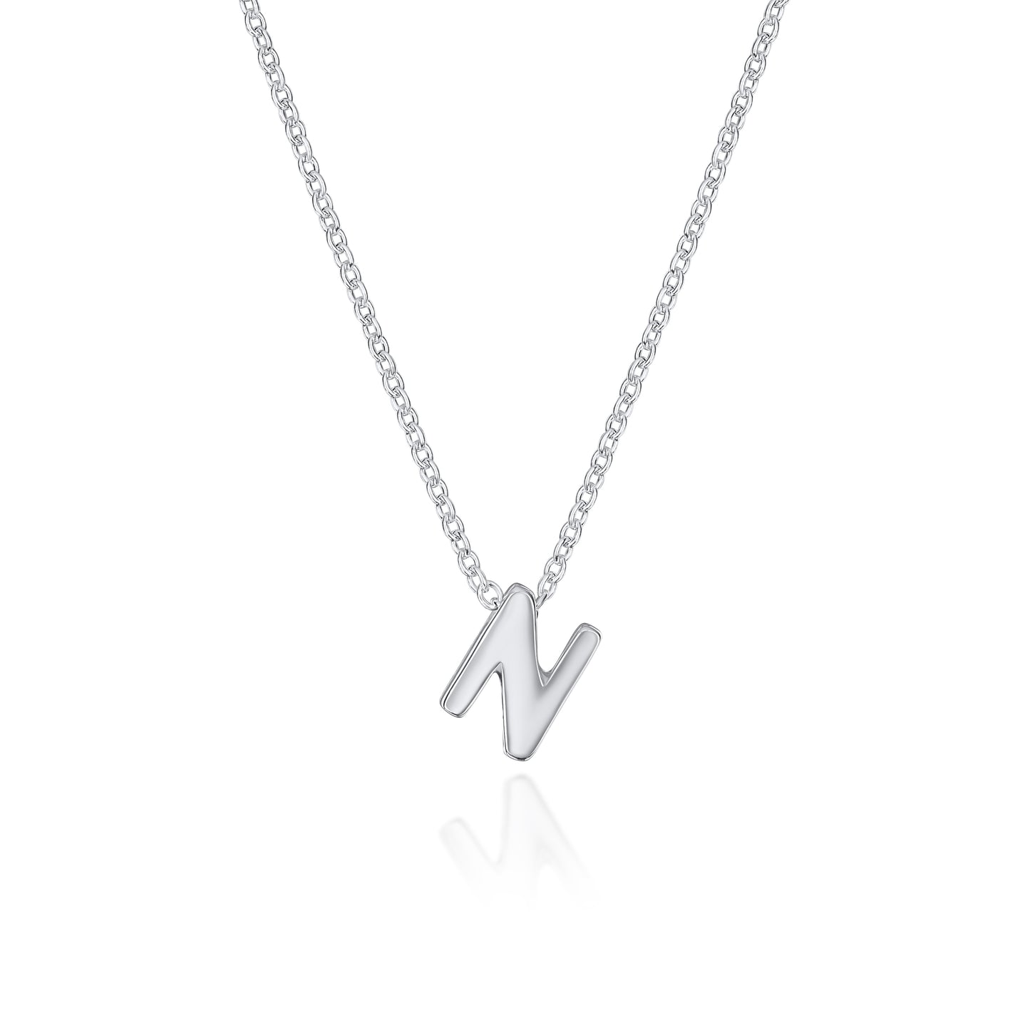 Sterling Silver Initial Pendant