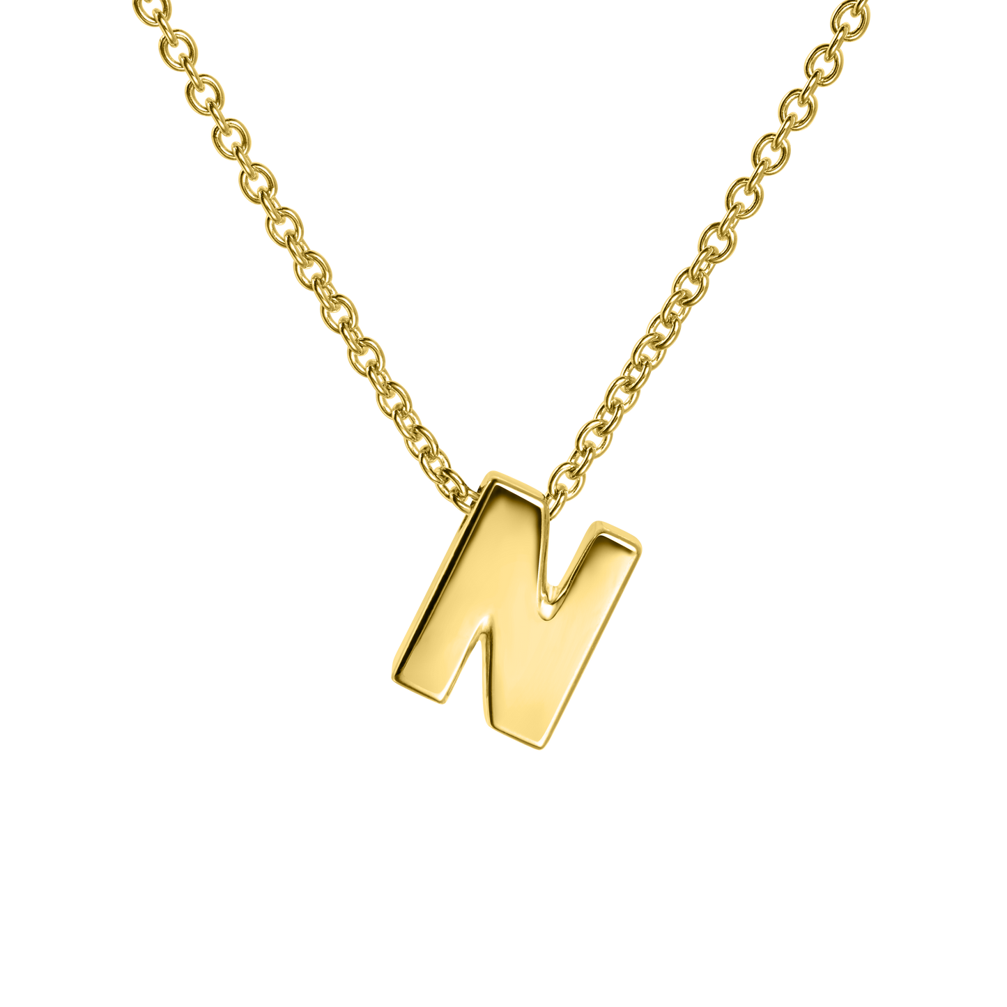 18ct Yellow Gold Initial Pendant