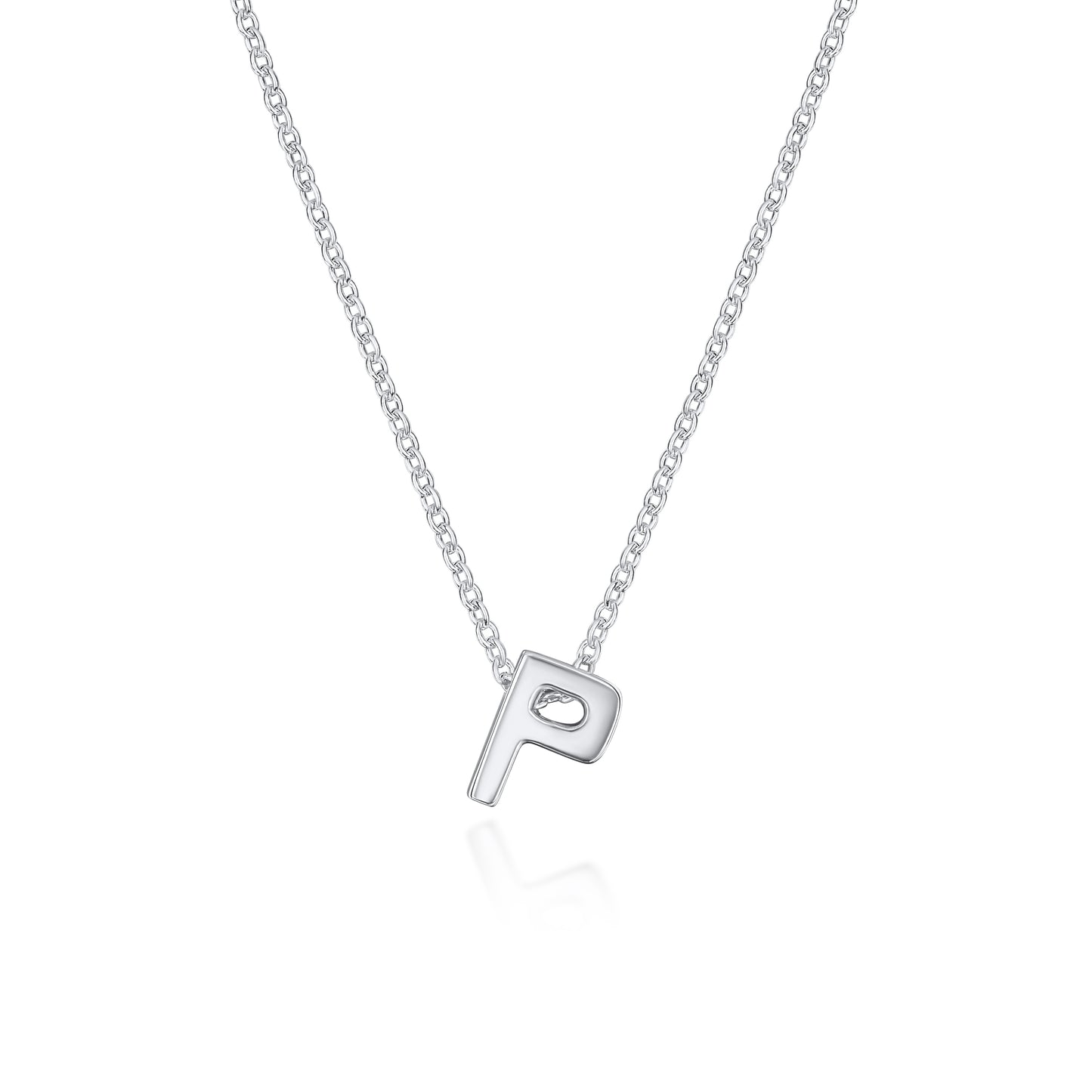 Sterling Silver Initial Pendant