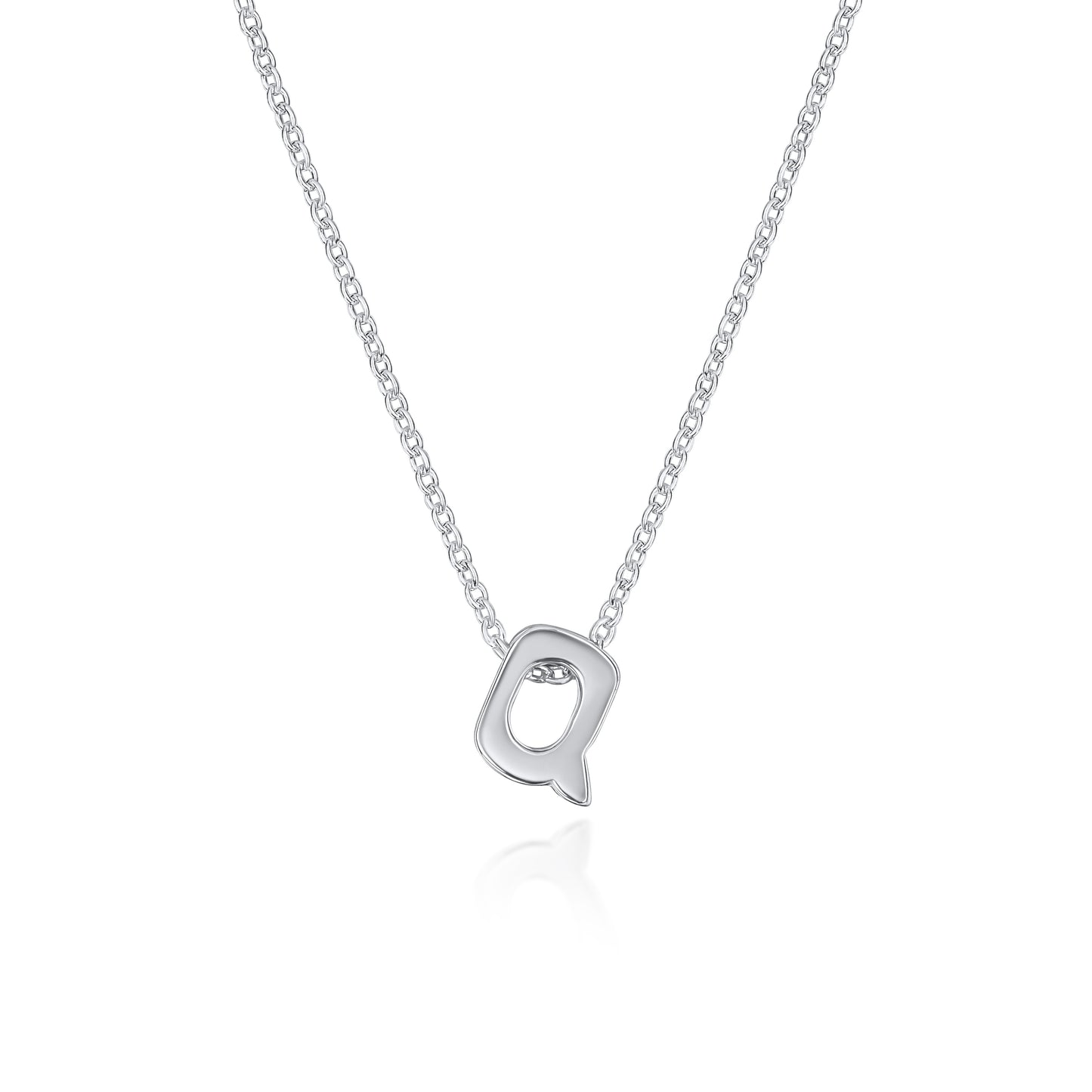 Sterling Silver Initial Pendant