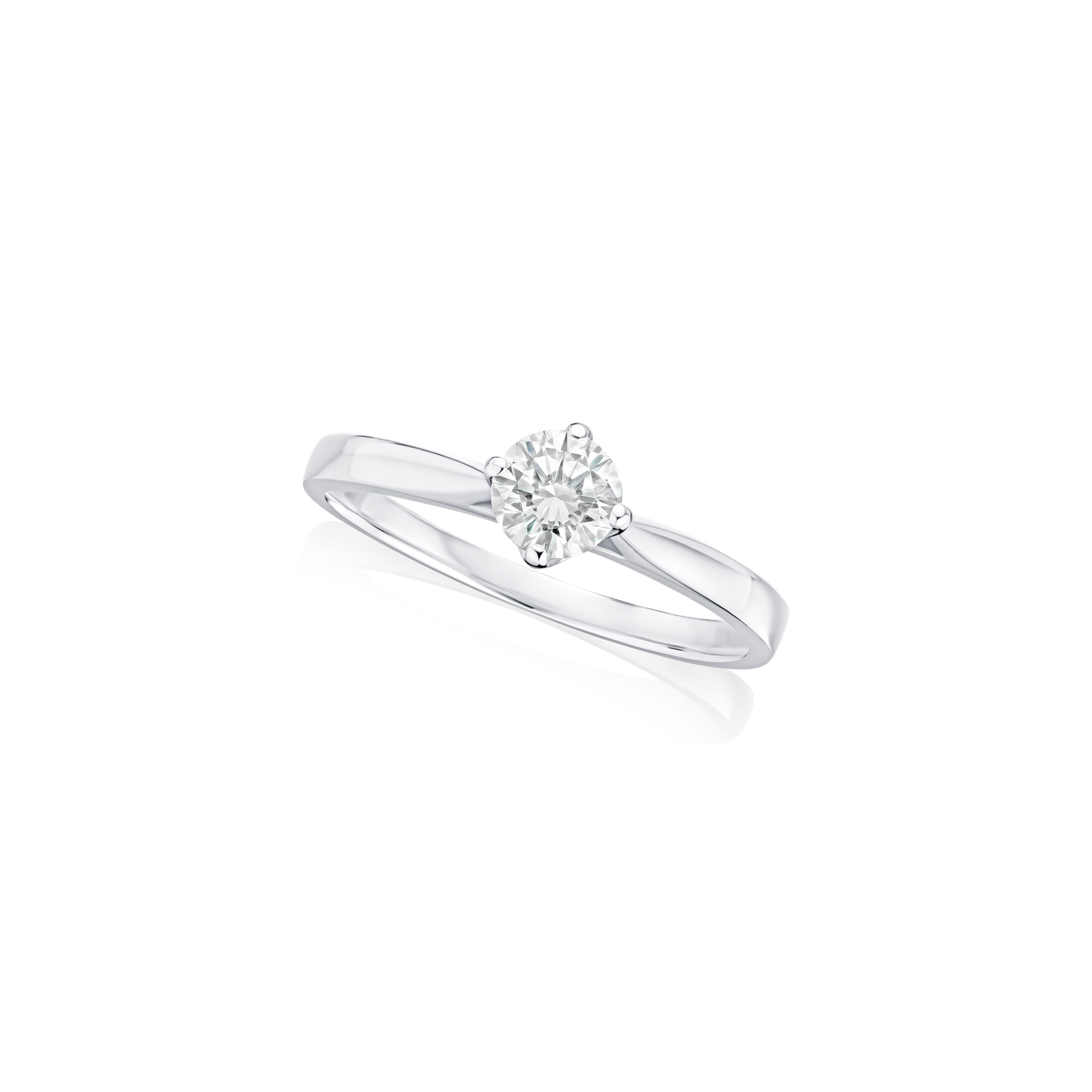 Round Brilliant Cut Solitaire Diamond Ring
