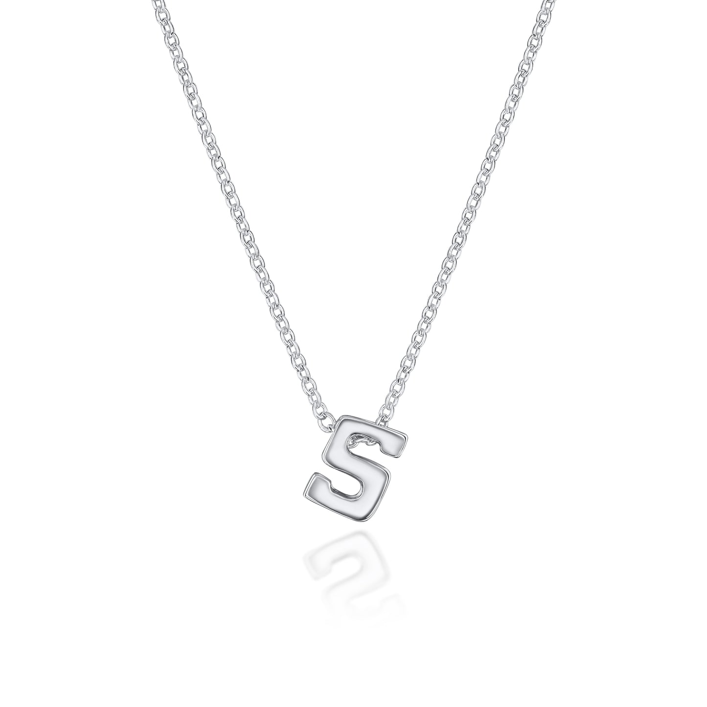 Sterling Silver Initial Pendant