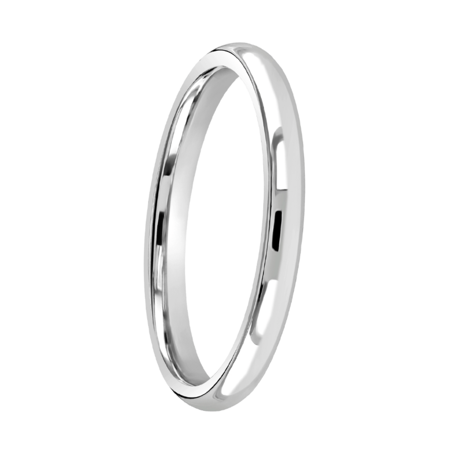 2mm Platinum Wedding Band