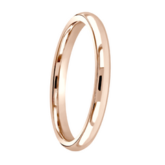 2mm Rose Gold Wedding Band