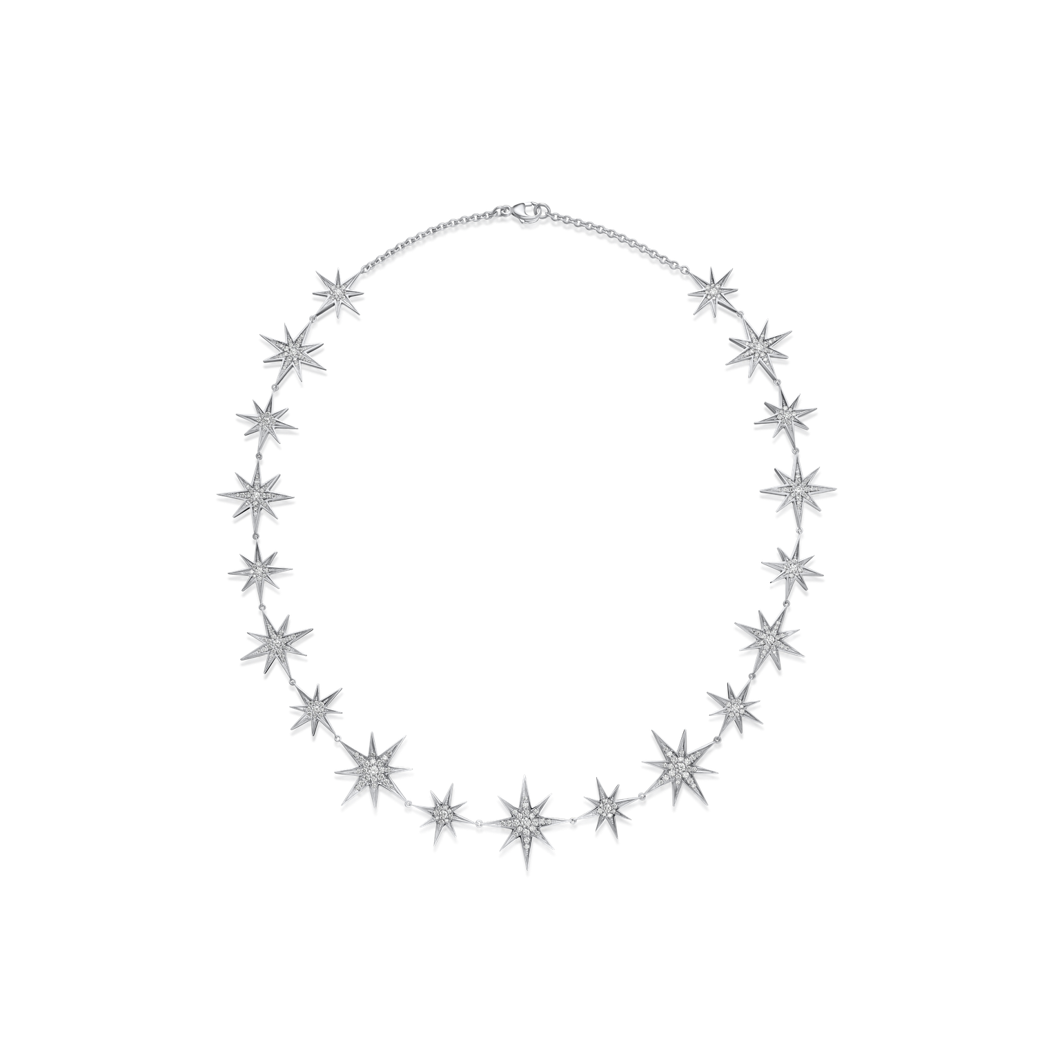 Sienna Collection Diamond Set Star Necklet