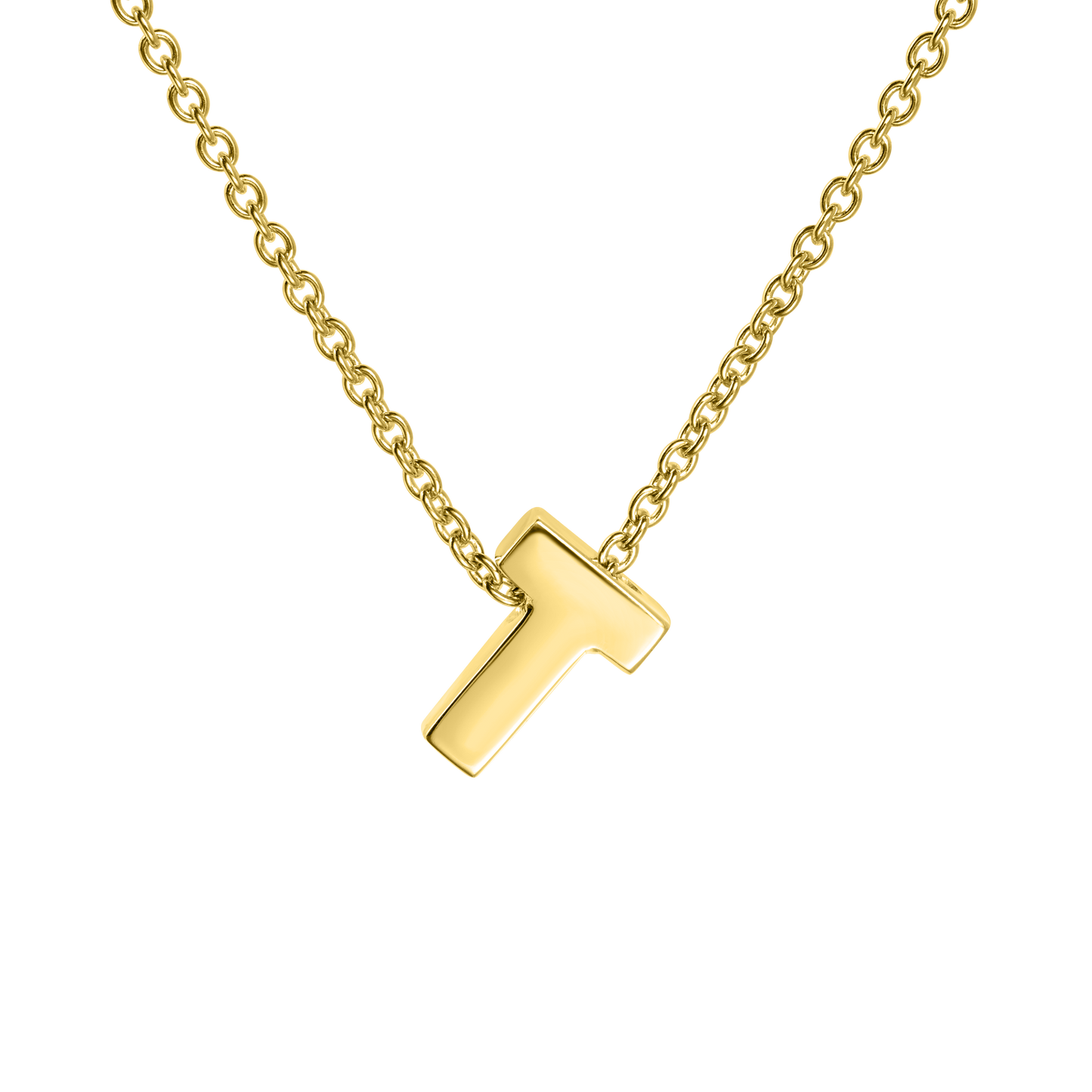 18ct Yellow Gold Initial Pendant