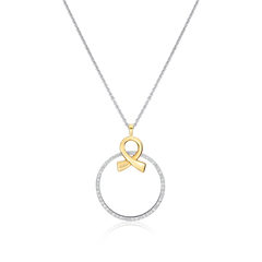 Infinity Collection 18ct White Gold Diamond-Set Pendant