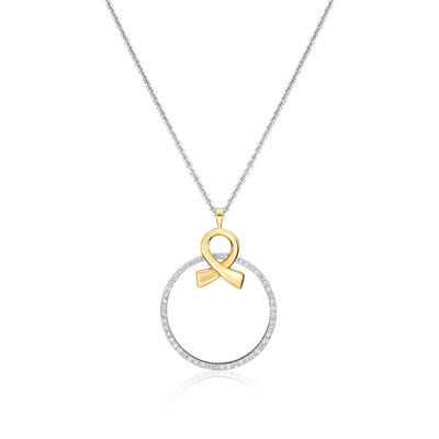 Infinity Collection 18ct White Gold Diamond-Set Pendant