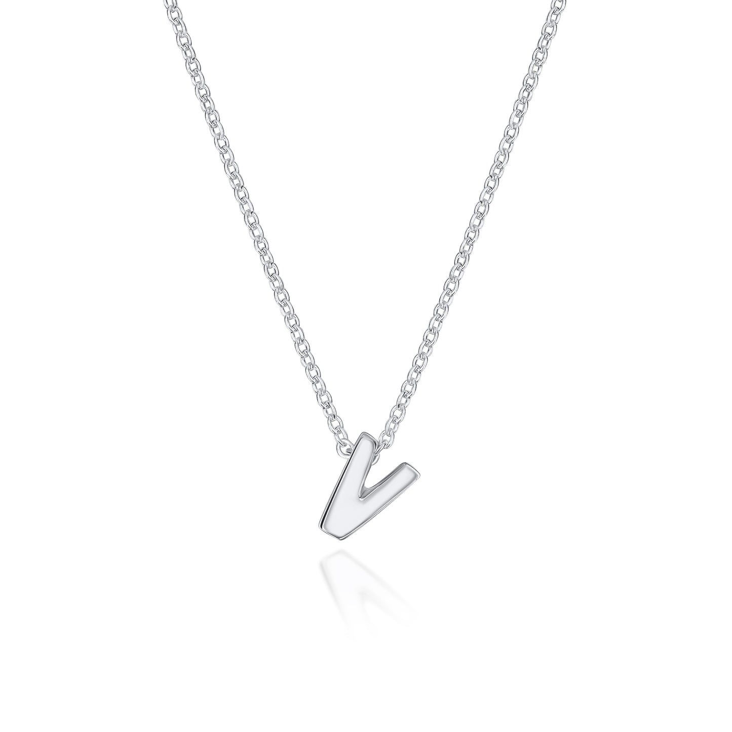 Sterling Silver Initial Pendant