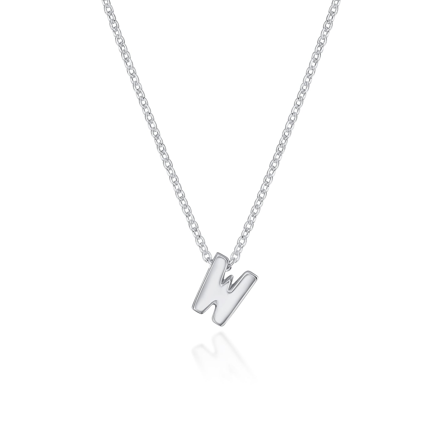 Sterling Silver Initial Pendant