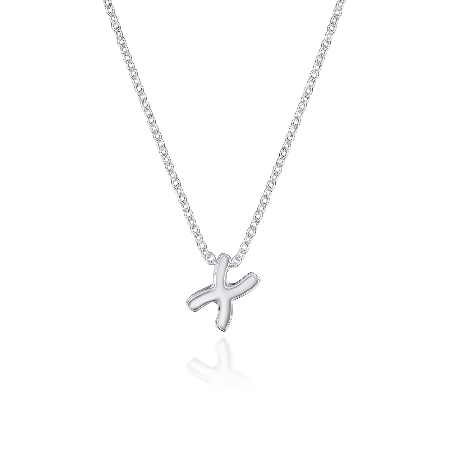 Sterling Silver Initial Pendant