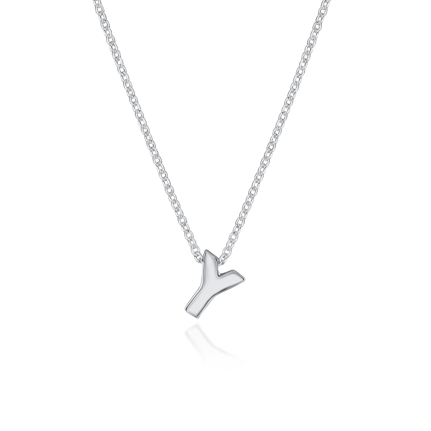 Sterling Silver Initial Pendant