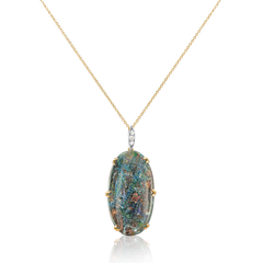 25.88cts Black Opal Pendant