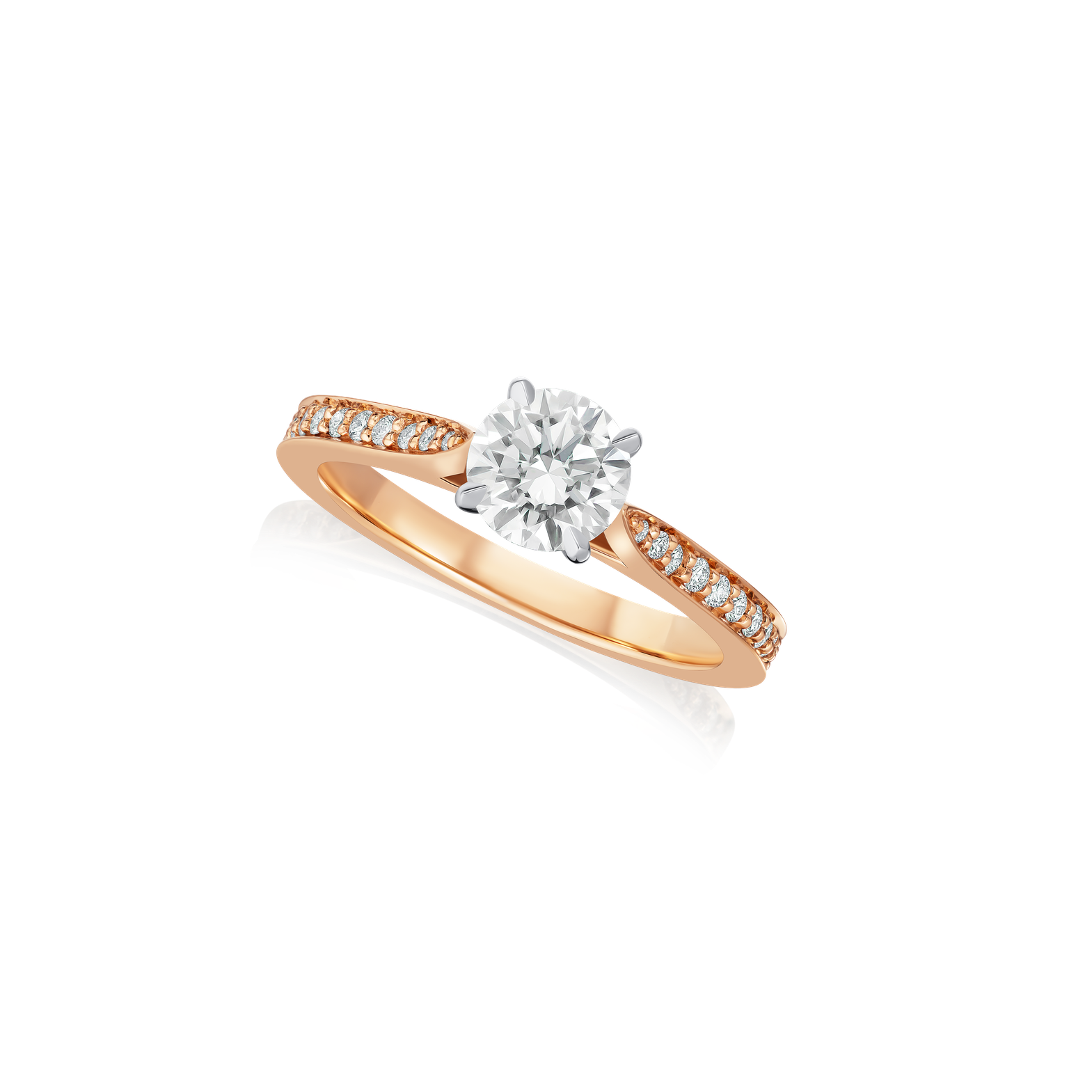 0.90ct Round Brilliant Cut Diamond Solitaire Ring