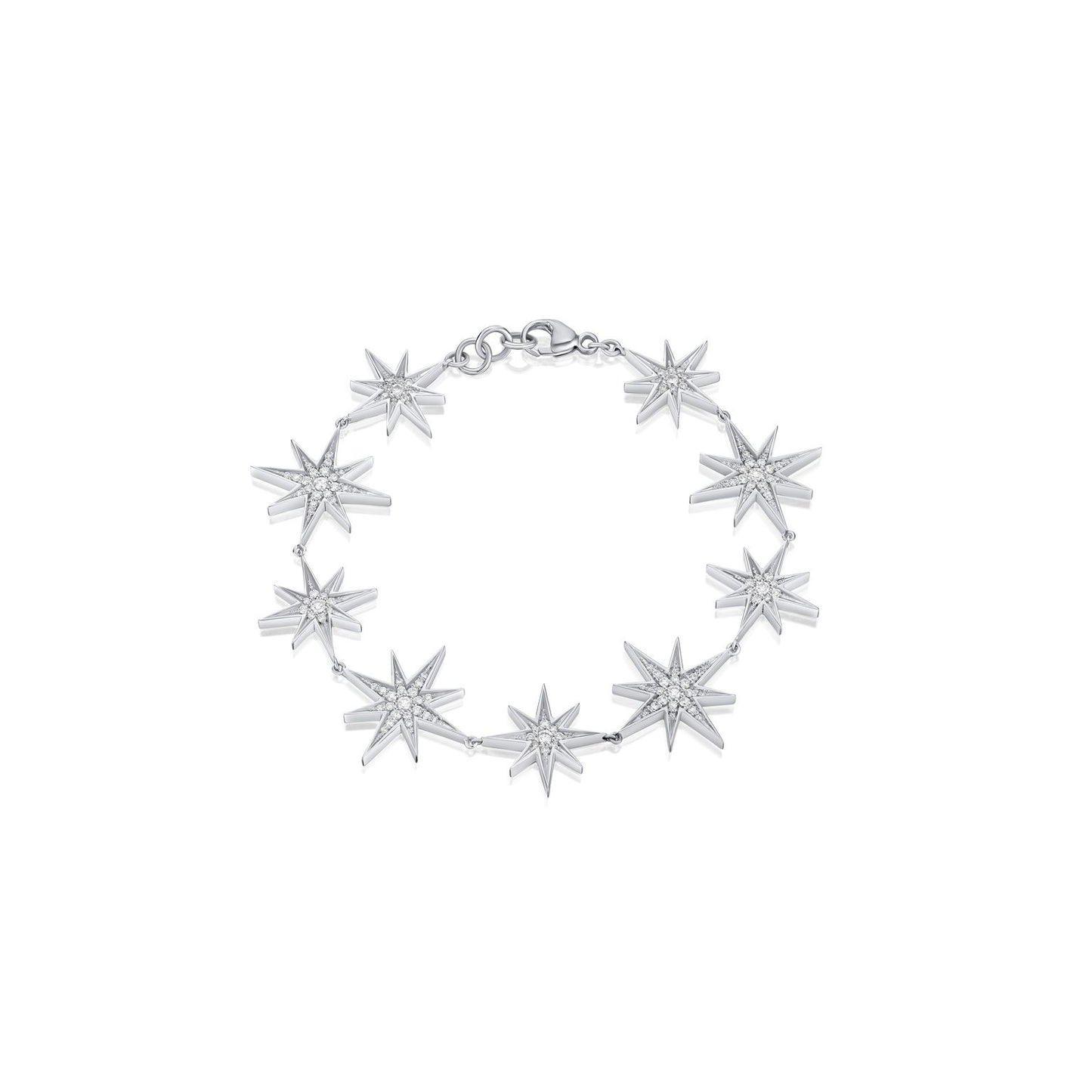 Sienna Collection 18ct White Gold Diamond Set Bracelet