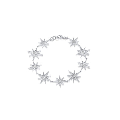 Sienna Collection 18ct White Gold Diamond Set Bracelet