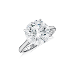 5.03cts Round Brilliant Cut Diamond Engagement Ring