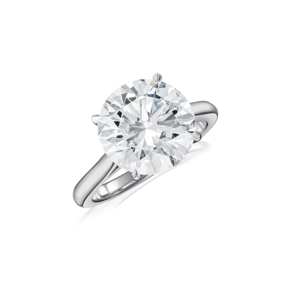 5.03cts Round Brilliant Cut Diamond Engagement Ring