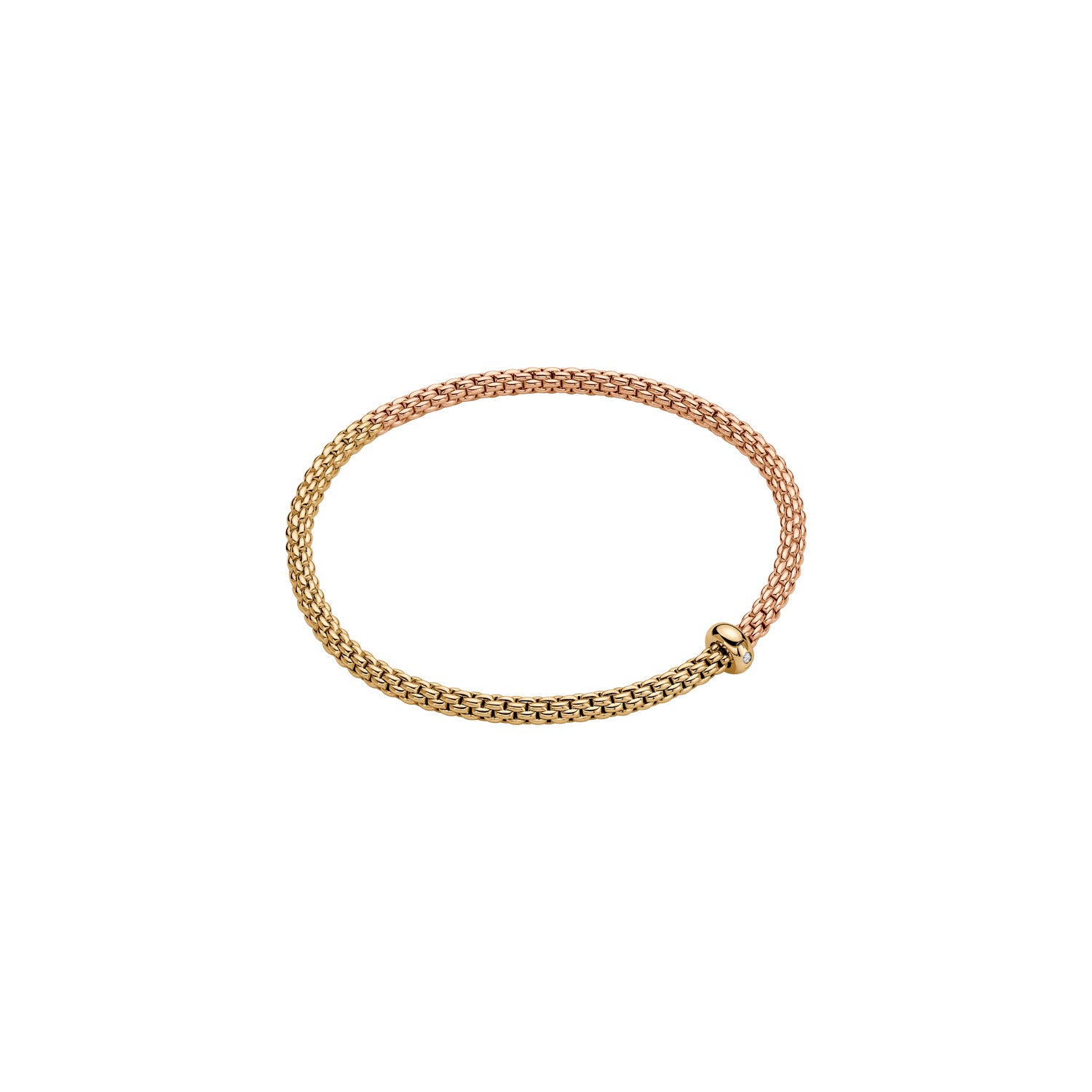 Prima Flex'it 18ct Yellow and Rose Gold Bracelet