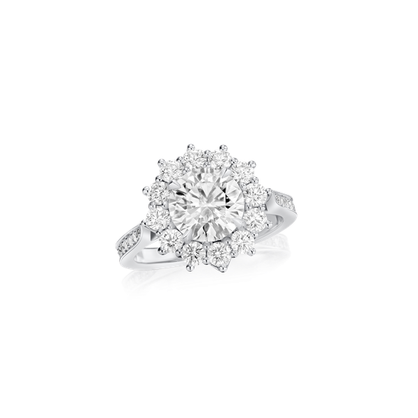 1.87cts Round Brilliant-Cut Cluster Ravello Ring