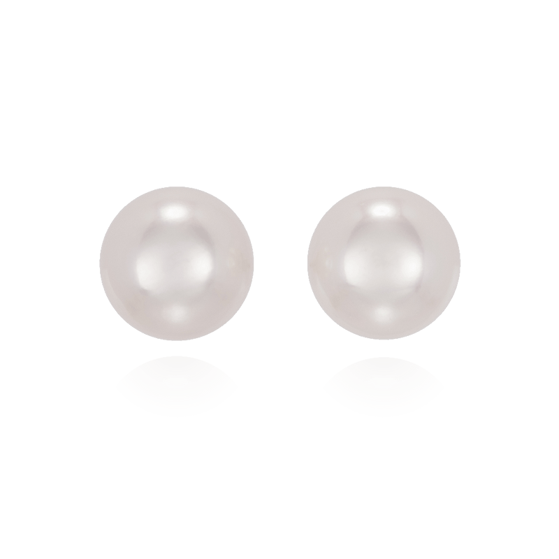 8-8.5mm Akoya Cultured Pearl Stud Earrings