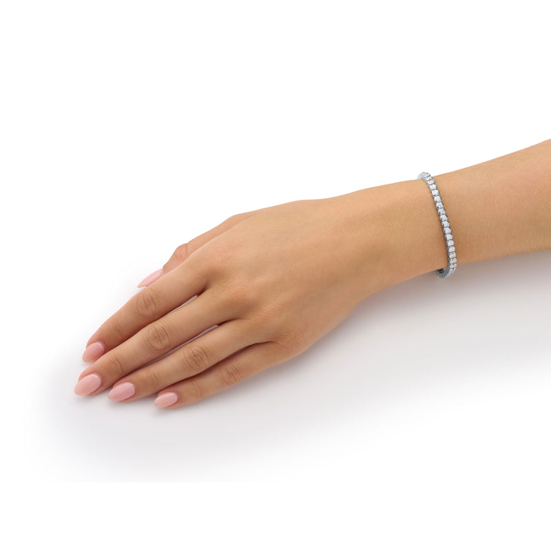 3.00cts Round Brilliant Cut Diamond Line Bracelet