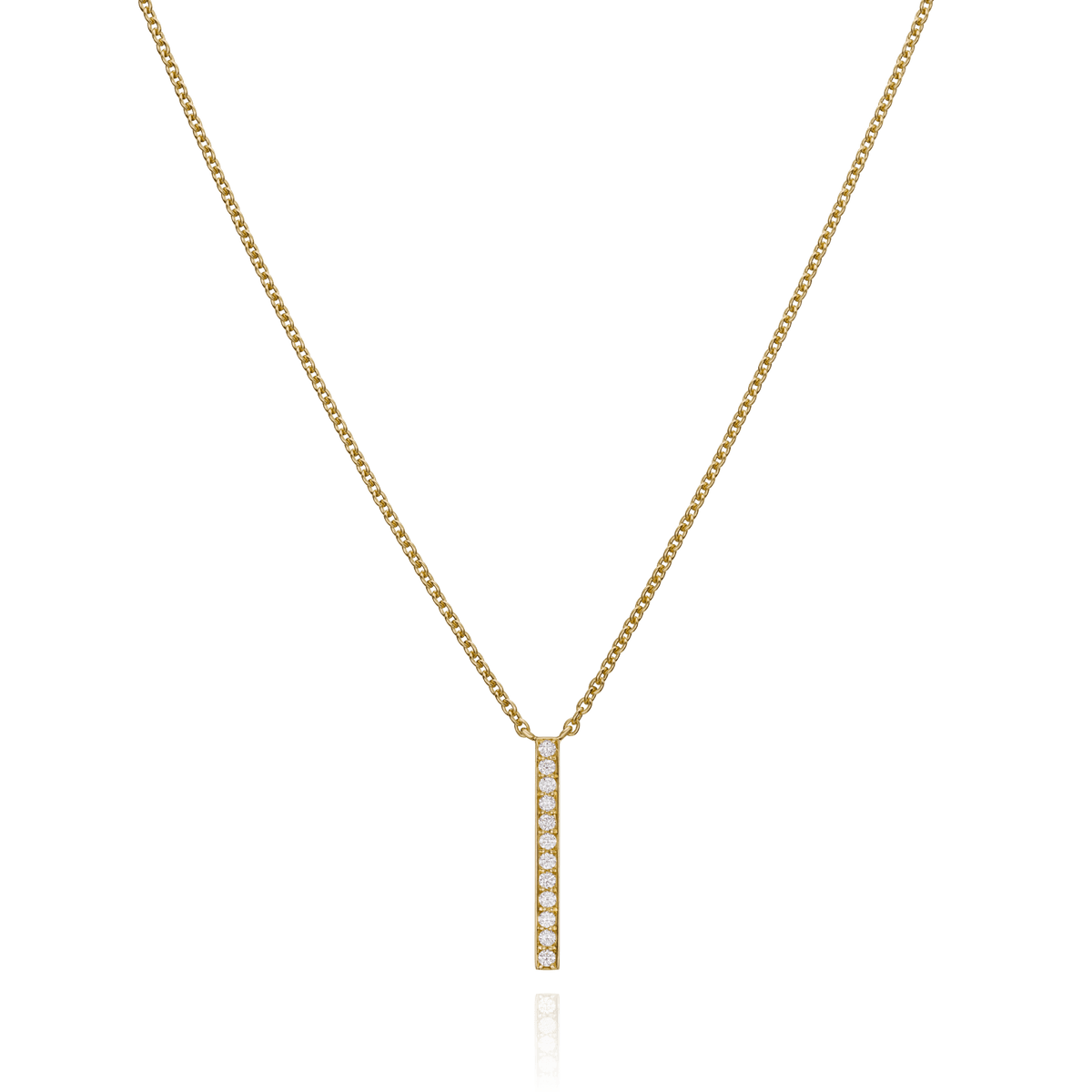 Skyline 18ct Yellow Gold Diamond Pendant