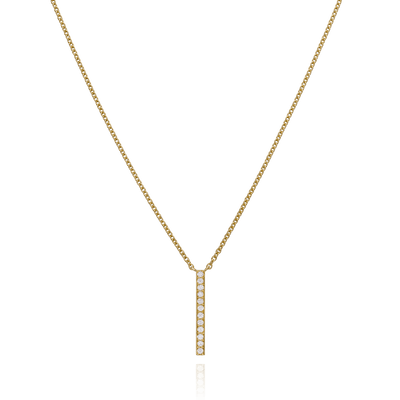 Skyline 18ct Yellow Gold Diamond Pendant