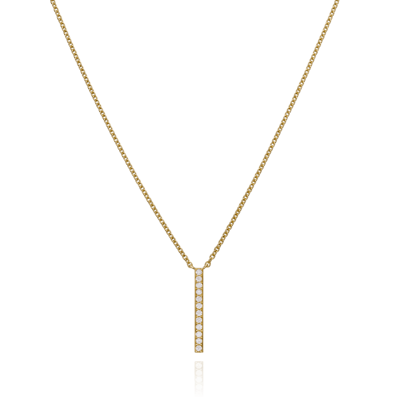 Skyline 18ct Yellow Gold Diamond Pendant