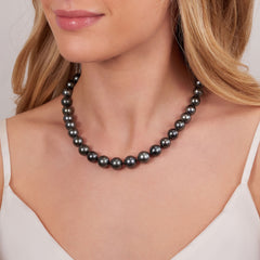 Single Row Tahitian Cultured Pearl Necklace