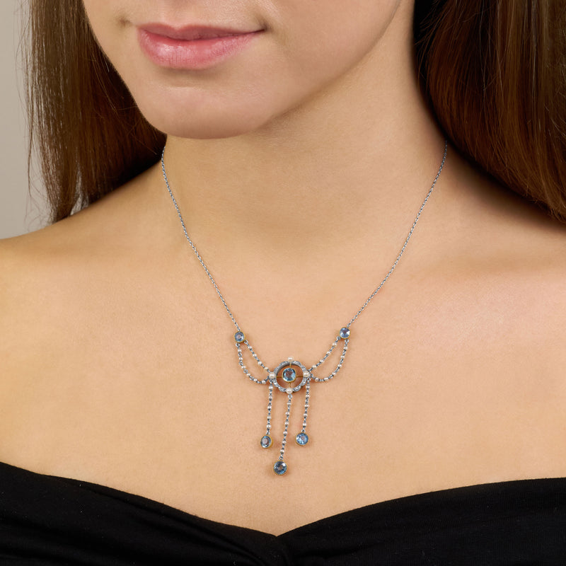 Aquamarine Necklet