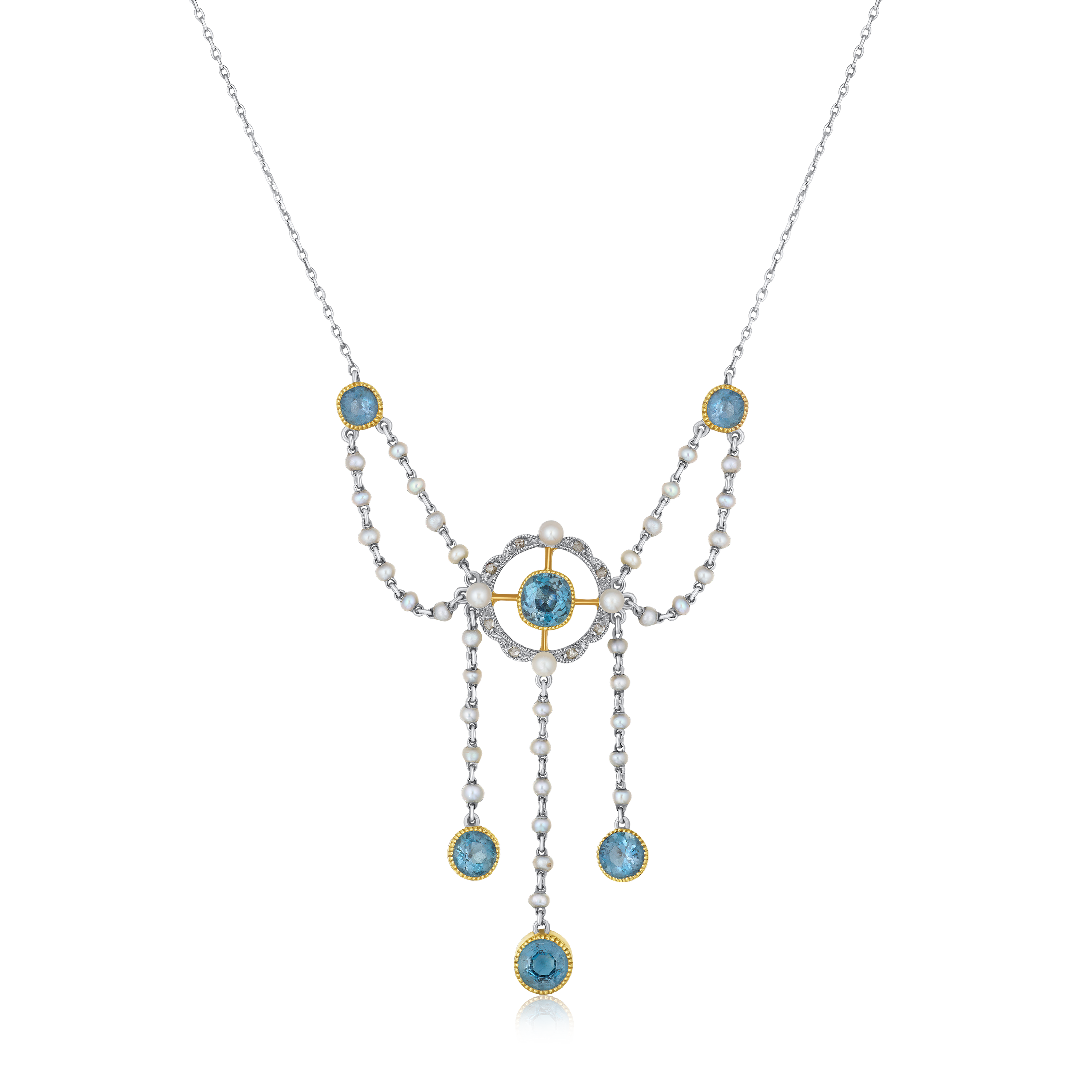 Aquamarine Necklet