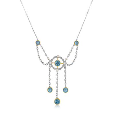 Aquamarine Necklet