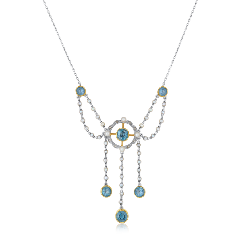 Aquamarine Necklet