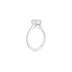 1.51ct Cushion Cut Diamond Solitaire Ring
