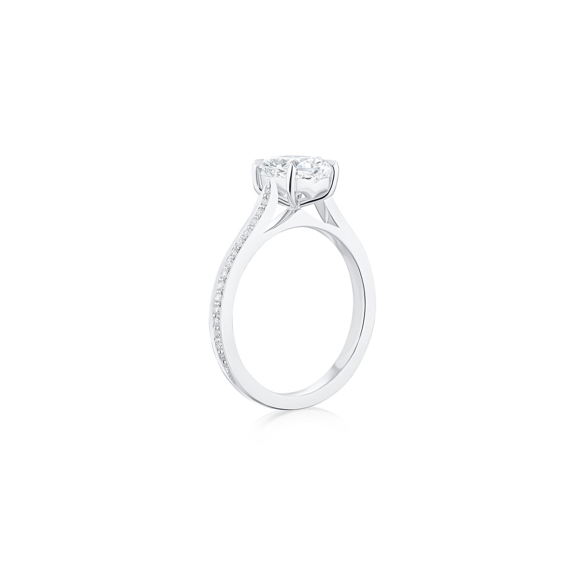 1.51ct Cushion Cut Diamond Solitaire Ring