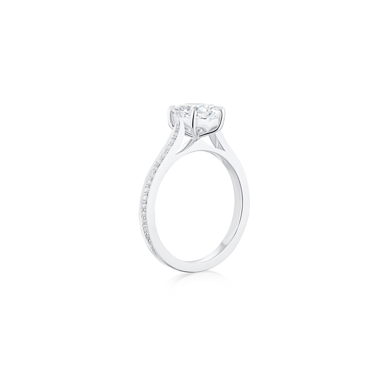 1.51ct Cushion Cut Diamond Solitaire Ring