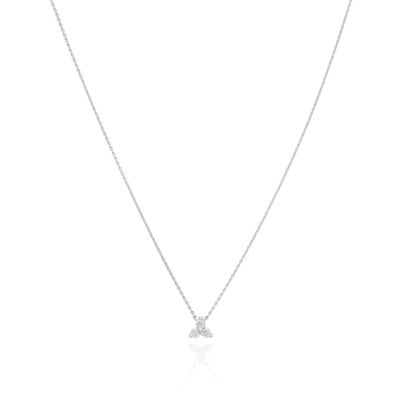 Mini Heirlooms Trefoil Diamond Pendant