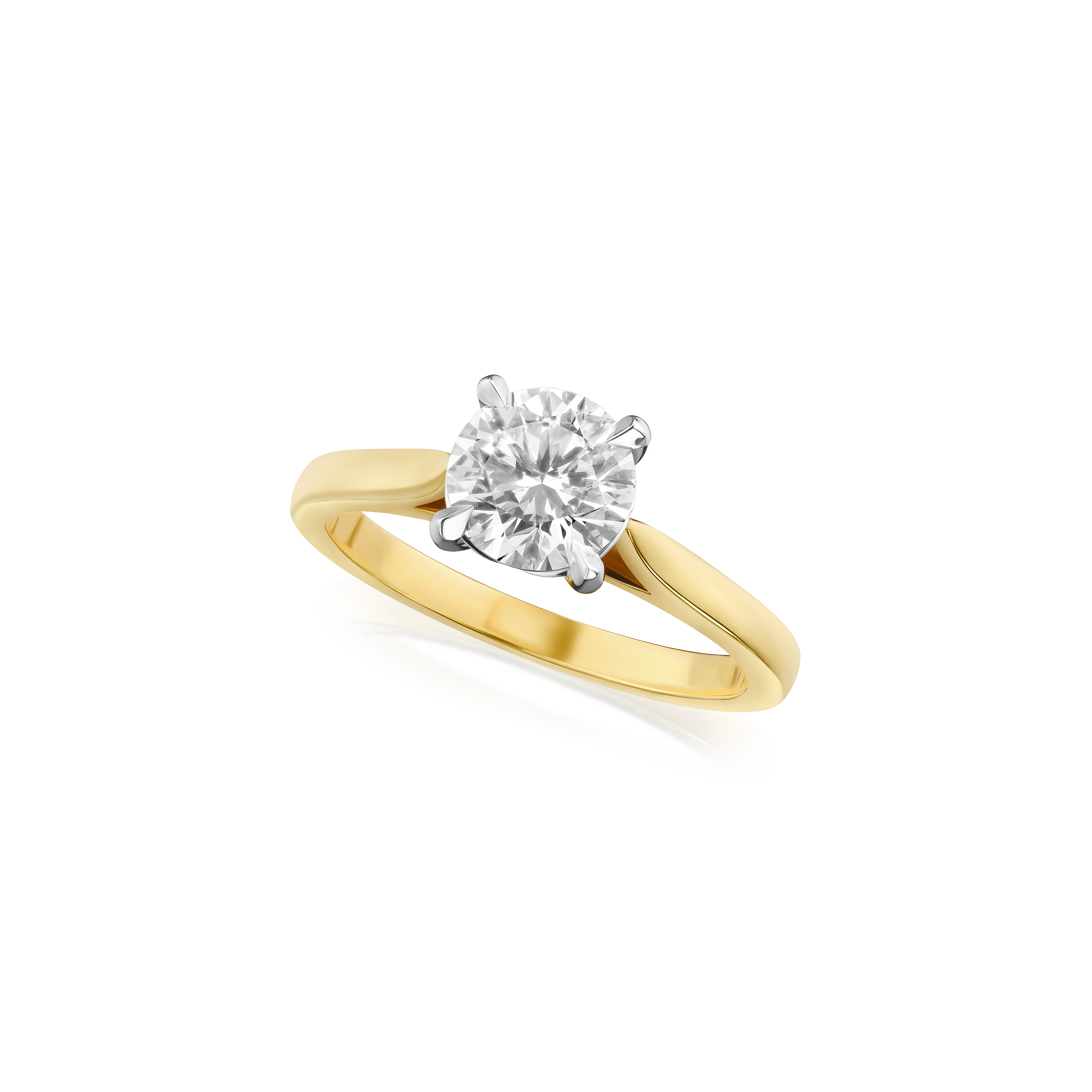 1.05cts Round Brilliant Cut Diamond Solitaire Ring