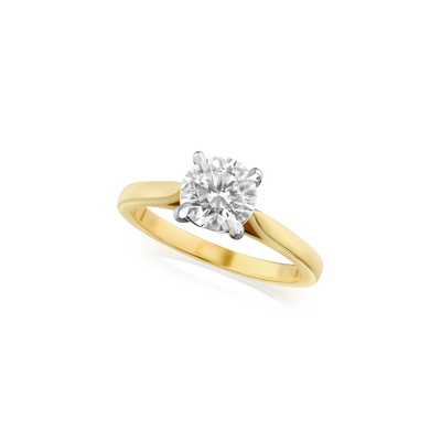 1.05cts Round Brilliant Cut Diamond Solitaire Ring