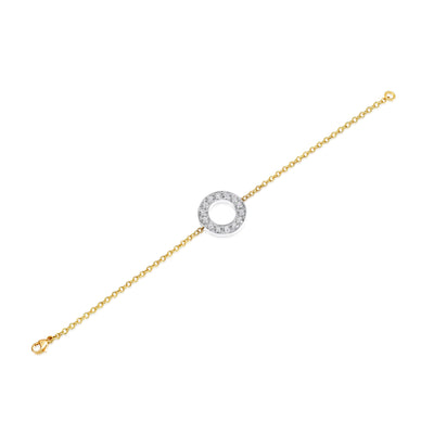 1.45cts Diamond Set Circle Bracelet