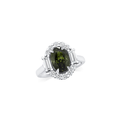 2.16ct Chameleon Diamond Cluster Ring