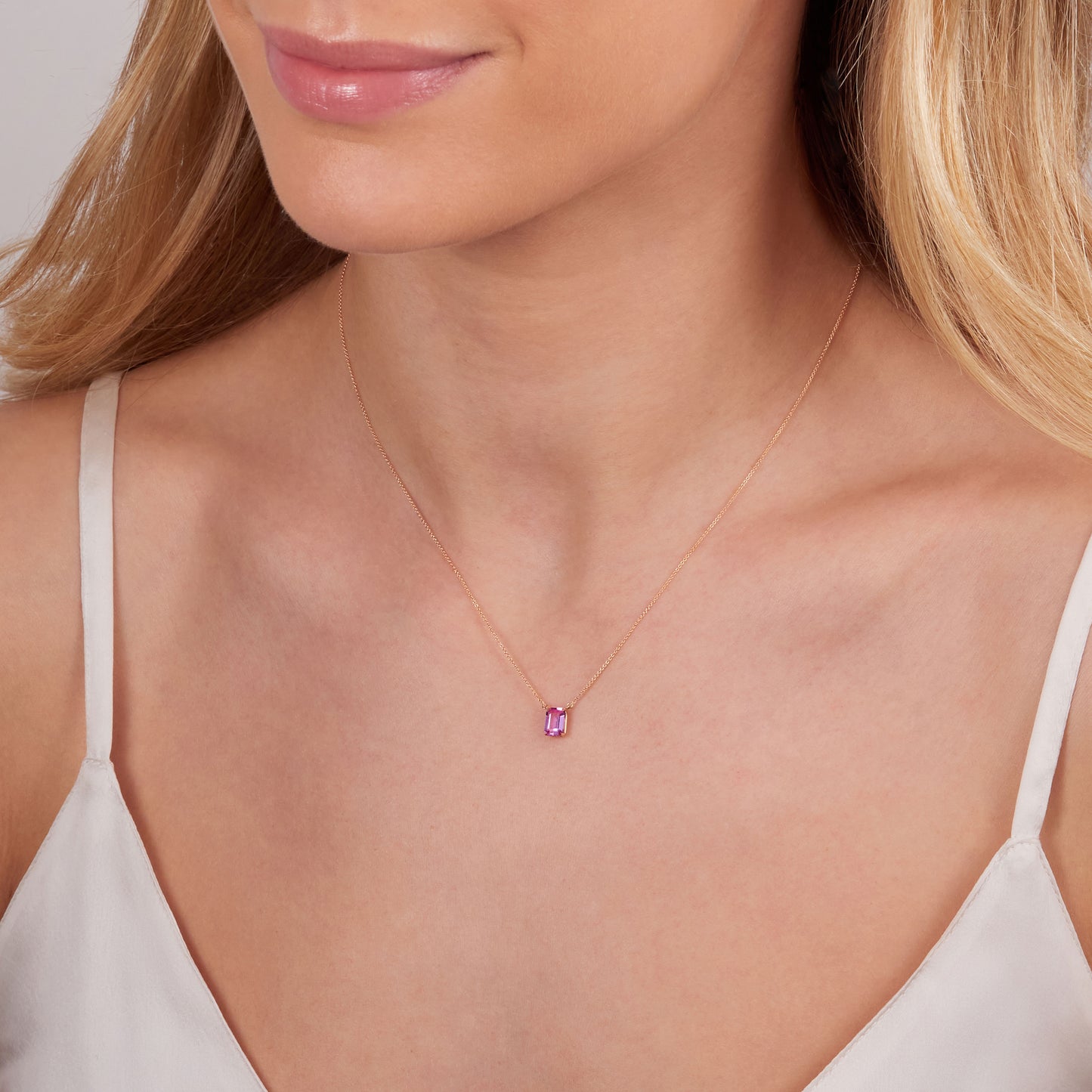 0.91cts Pink Sapphire Superfine Pendant